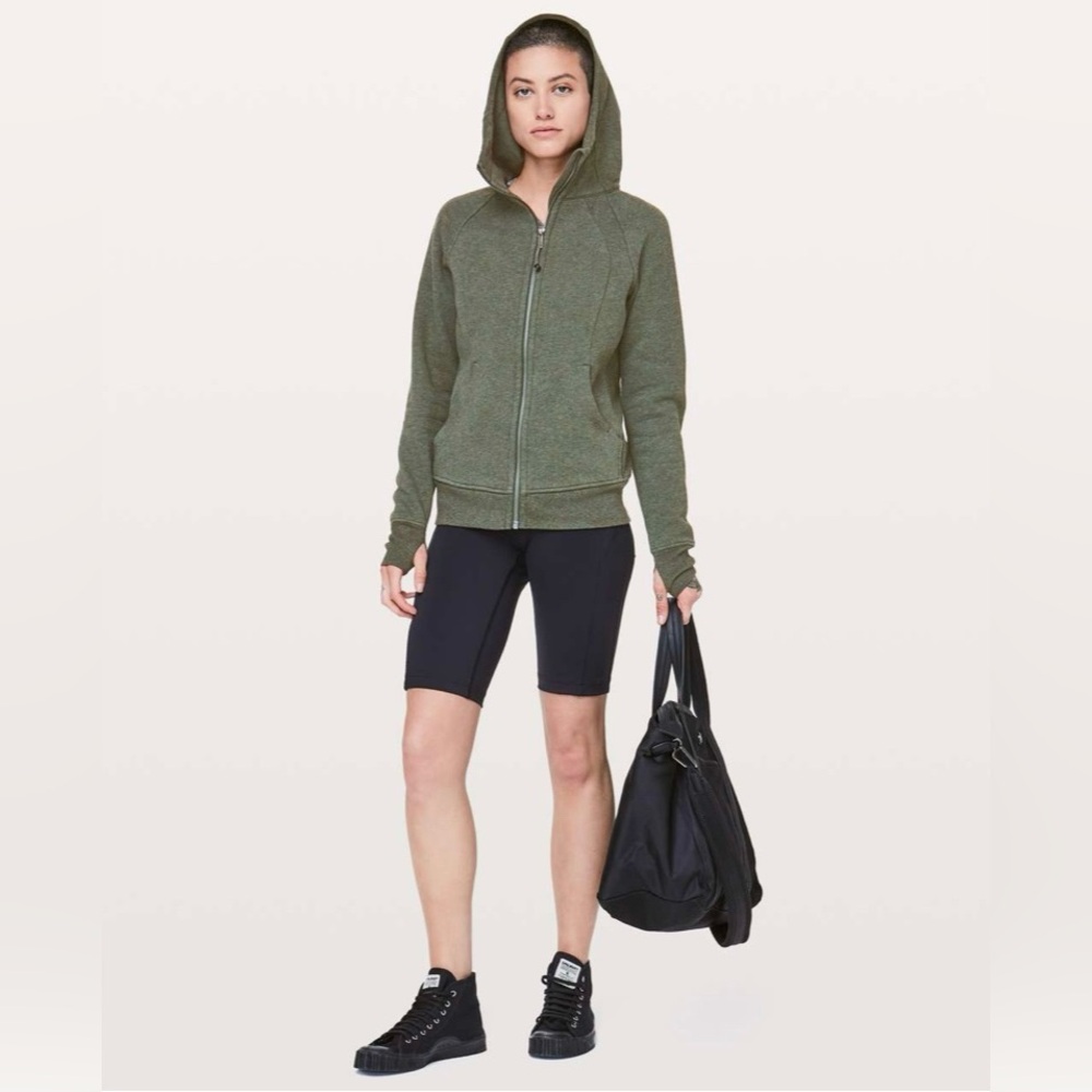 Lululemon Scuba Hoodie III
Heathered Brave Olive/ Size 4